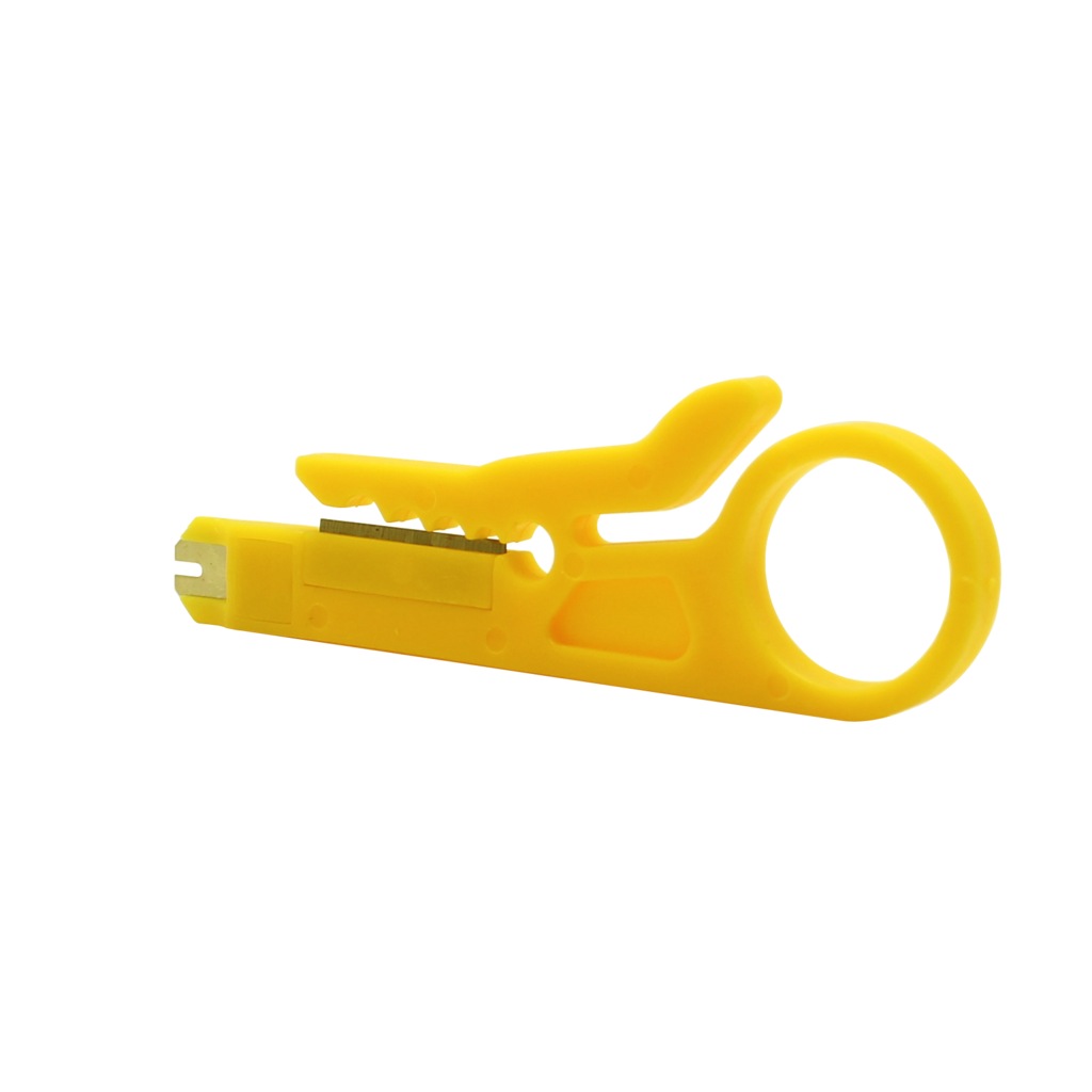 RJ45 RJ11 RJ9 Sıkma Pensesi - Ethernet Cat5 Cat6 Ethernet İnternet Pense - Sarı Renk