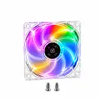 12cm Kasa Fanı - 4 Renk - 4 Led li