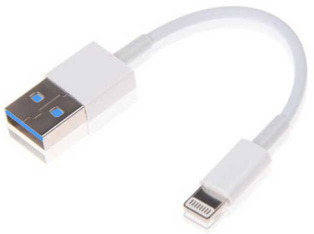 iPad iPhone 11-PRO-X-XR-XS-XMAX-5S-6-7-8-Plus 13 14 Pro Usb Şarj Kablosu - 20cm