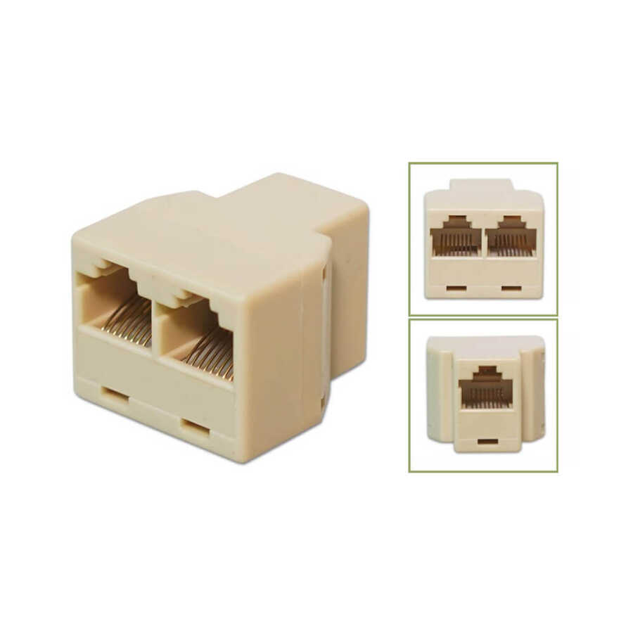 2 li RJ11 Telefon Hat Dağıtıcı Çoklayıcı