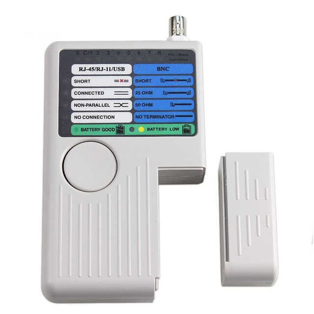 Profesyonel Network Kablo Test Cihazı- 4 in 1 - RJ11 RJ45 BNC USB