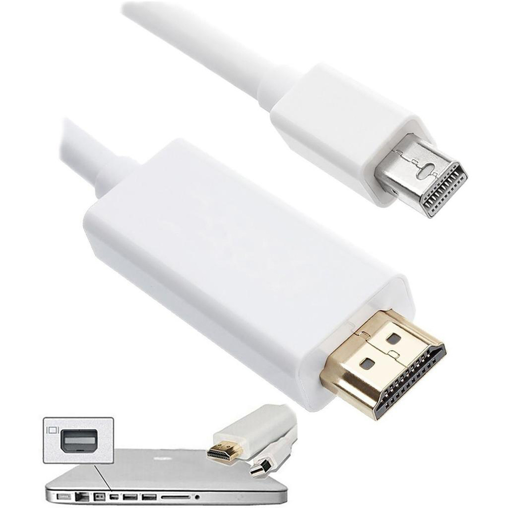 Mini Displayport To Hdmi Kablo Thunderbolt Macbook Tv Bağlantı 3M