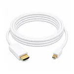 5M Mini Displayport To Hdmi Kablo Çevirici Mini Display Port Hdmi - Beyaz