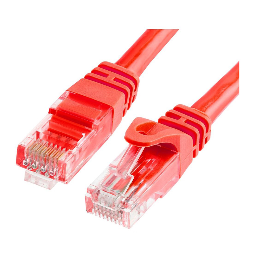 0.2M Cat6 Kablo - 23 Awg - Kırmızı - 20Cm Cat 6 Kablo