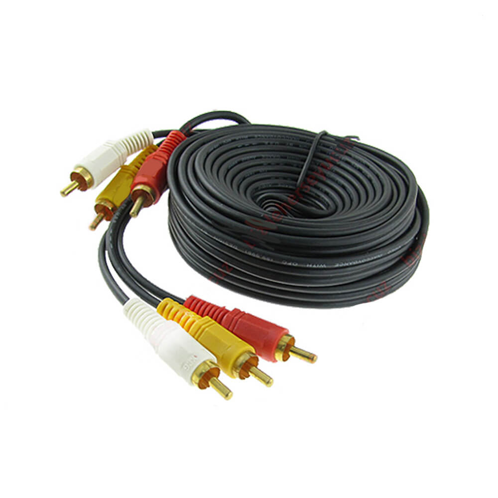 3 Rca Kablo 3 Rca To 3 Rca Görüntü Ses Kablosu 5M
