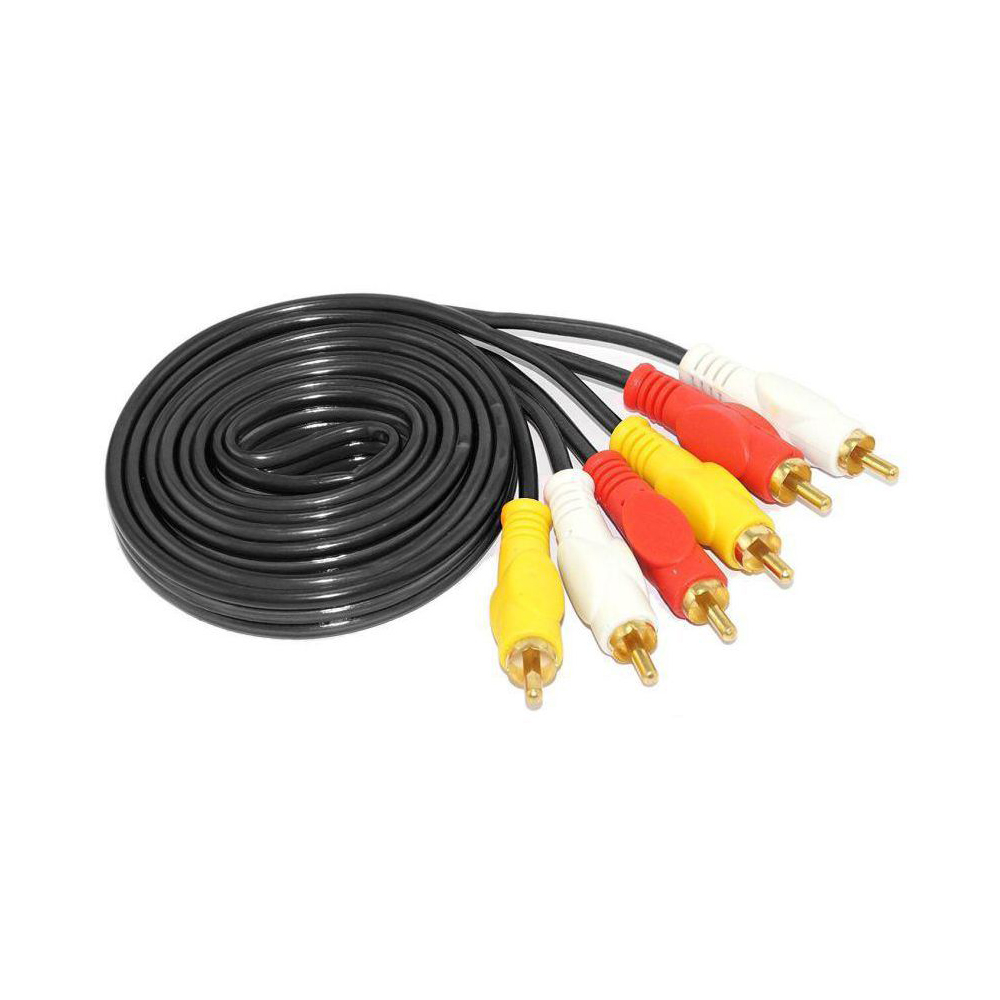 3 Rca Kablo 3 Rca To 3 Rca Görüntü Ses Kablosu 1.8M