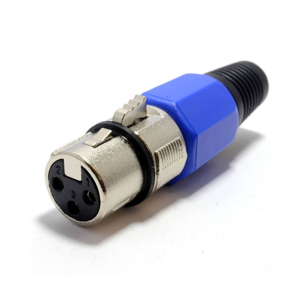 3 Pin Xlr Dişi Mikrofon Konnektörü - Jak - Lehim Tipi