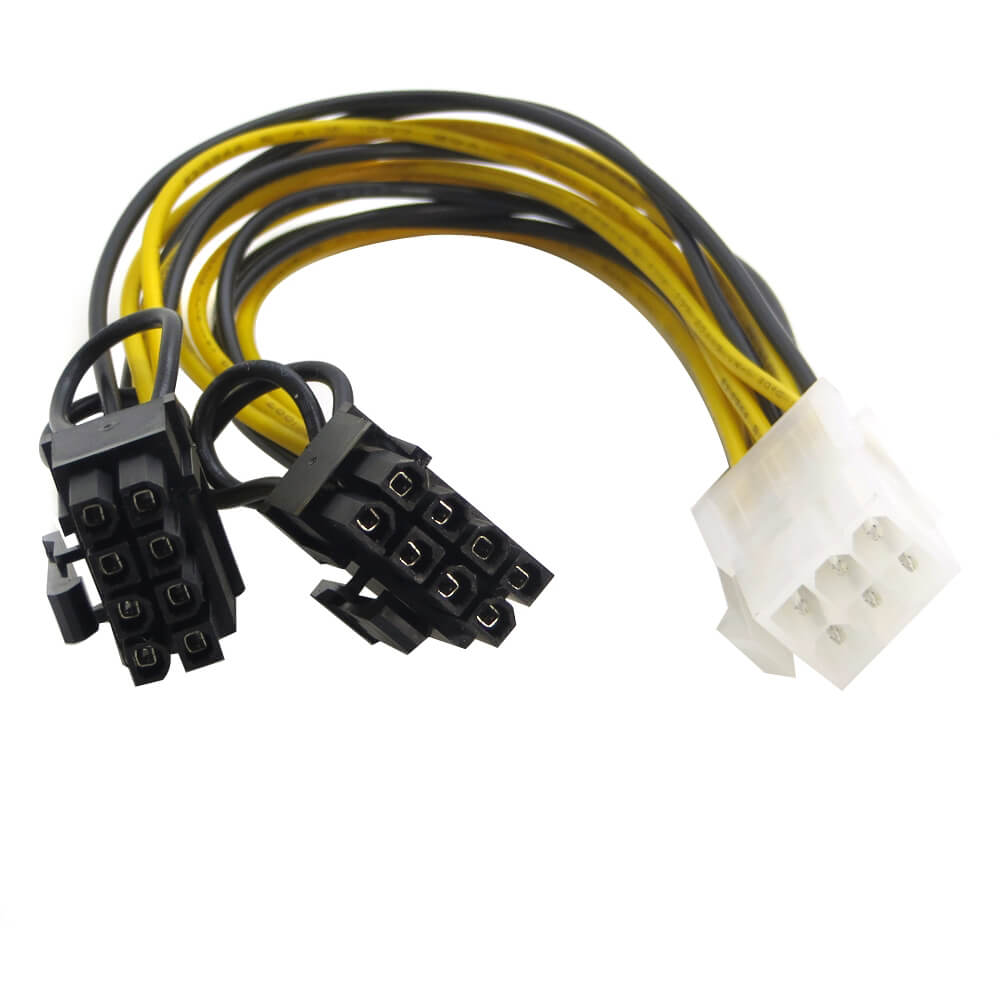 6 Pin To 2 X 8 Pin Pci-E Ekran Kartı Power Çevirici Bakır Kablo