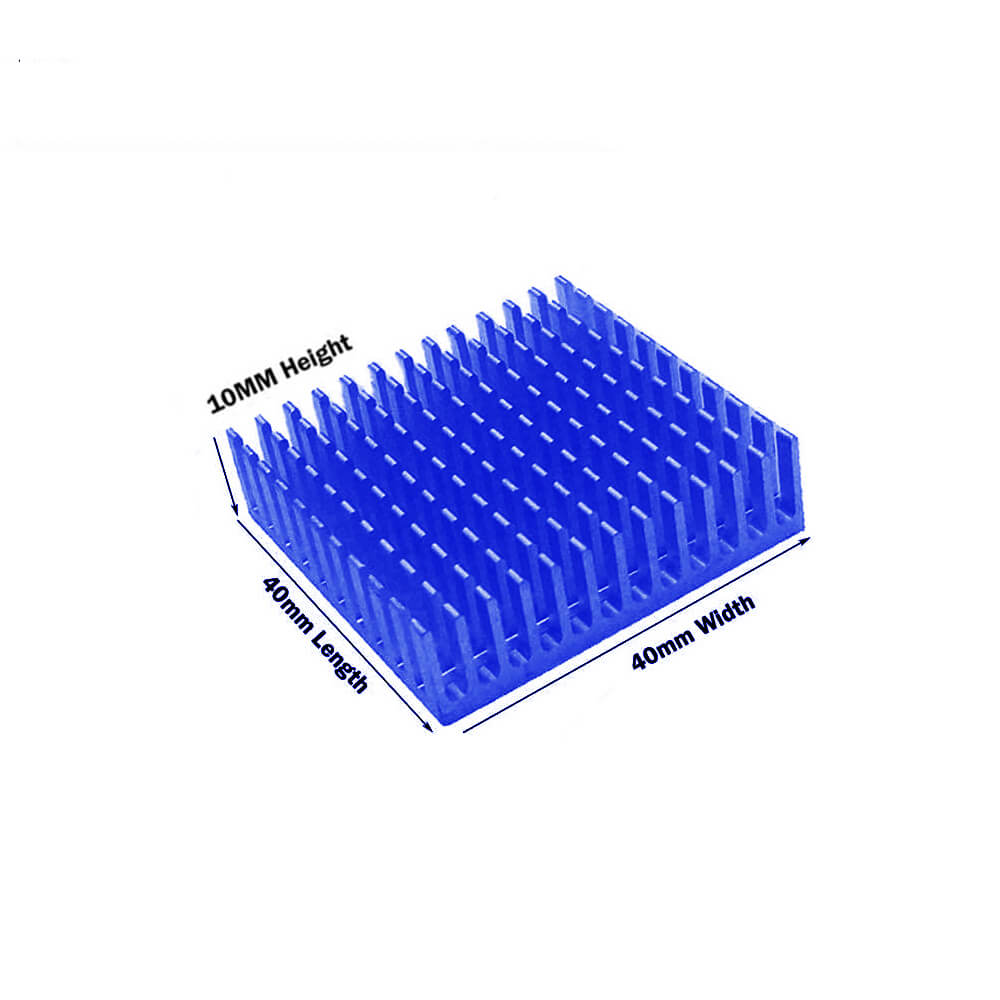 35 x 35 x 10Mm Arduino Raspberry Pi Ps Xbox Ram Soğutucu Mavi Renk