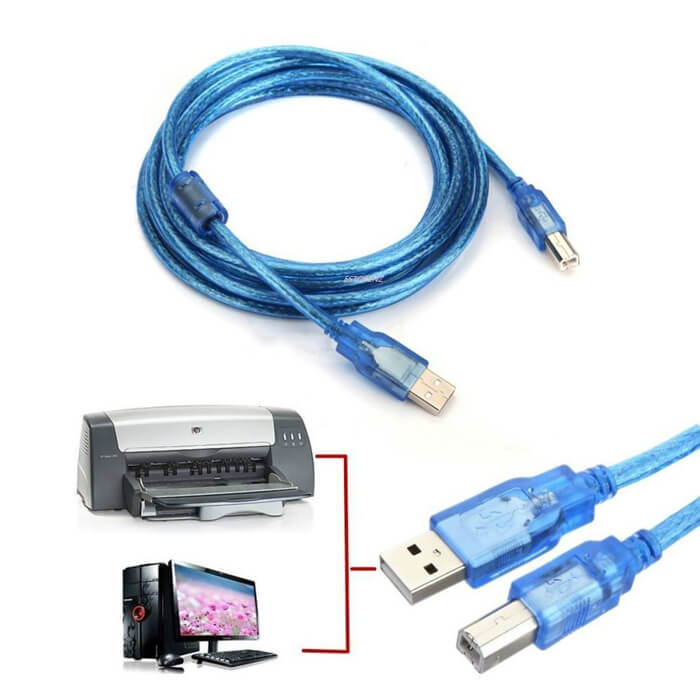 1 Metre Usb 2.0 Yazıcı Kablosu - Usb Tip B Kablo