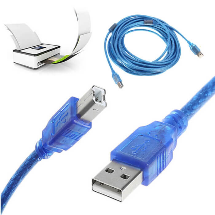 1 Metre Usb 2.0 Yazıcı Kablosu - Usb Tip B Kablo