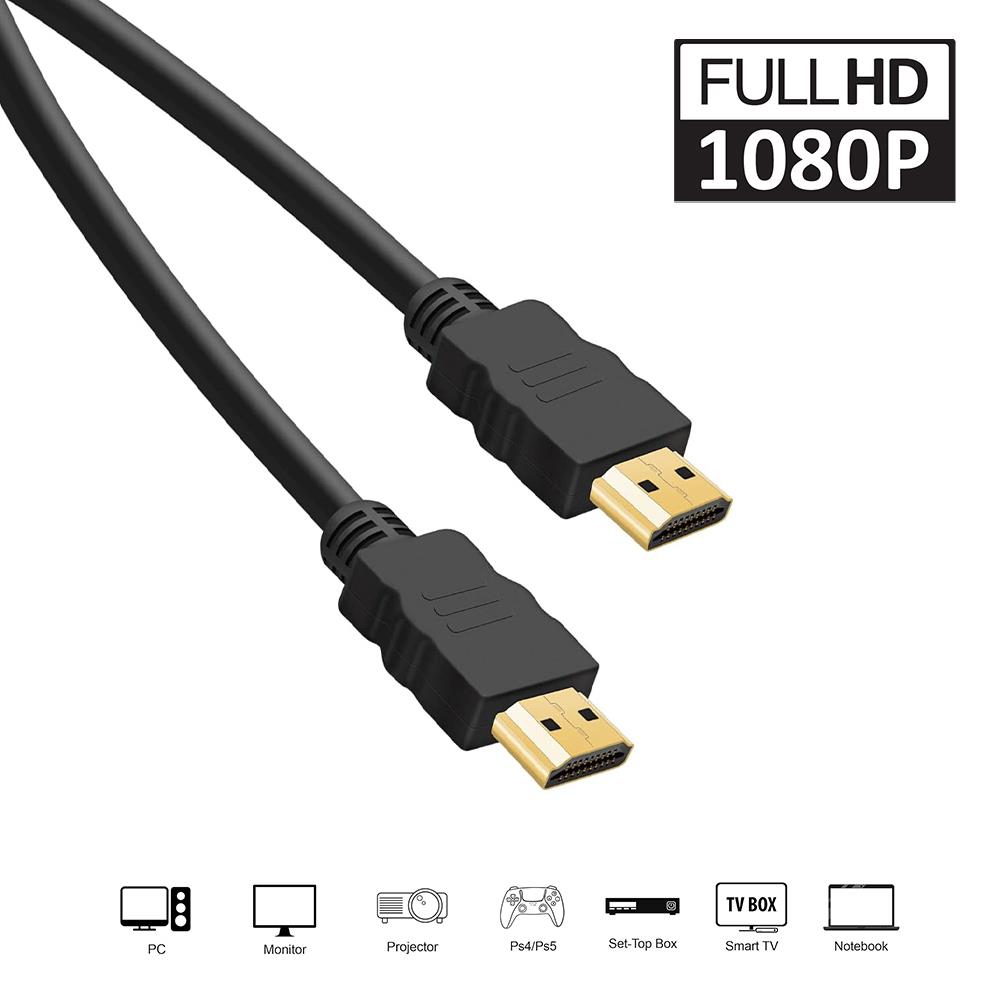 10 Metre HDMI Kablo - v1.4b - Full HD 3D 1080P 144Hz - Görüntü, Ses ve İnternet Aktarım Premium HDMI Kablosu