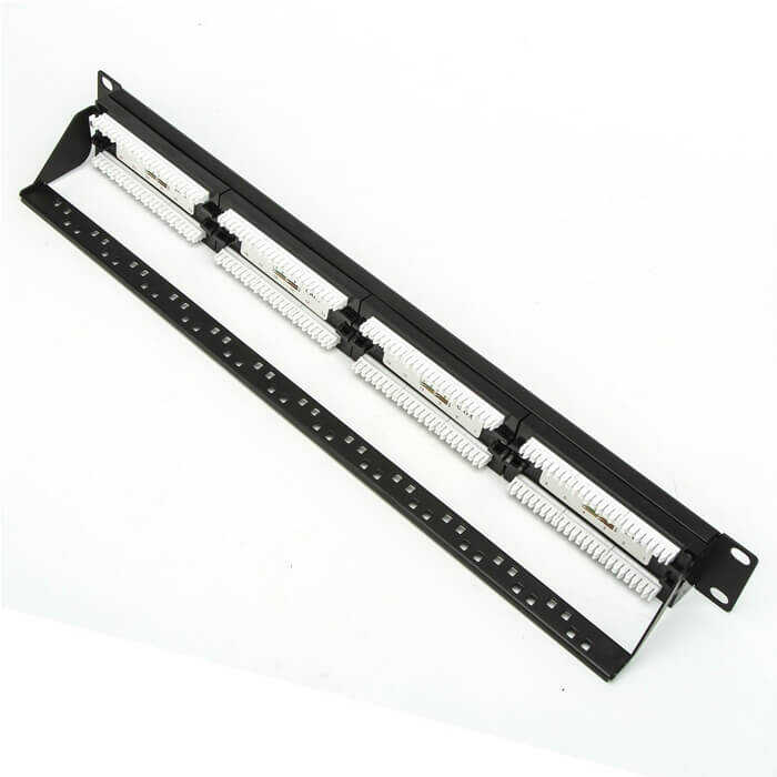 24 Port Cat6 UTP Patch Panel Dolu