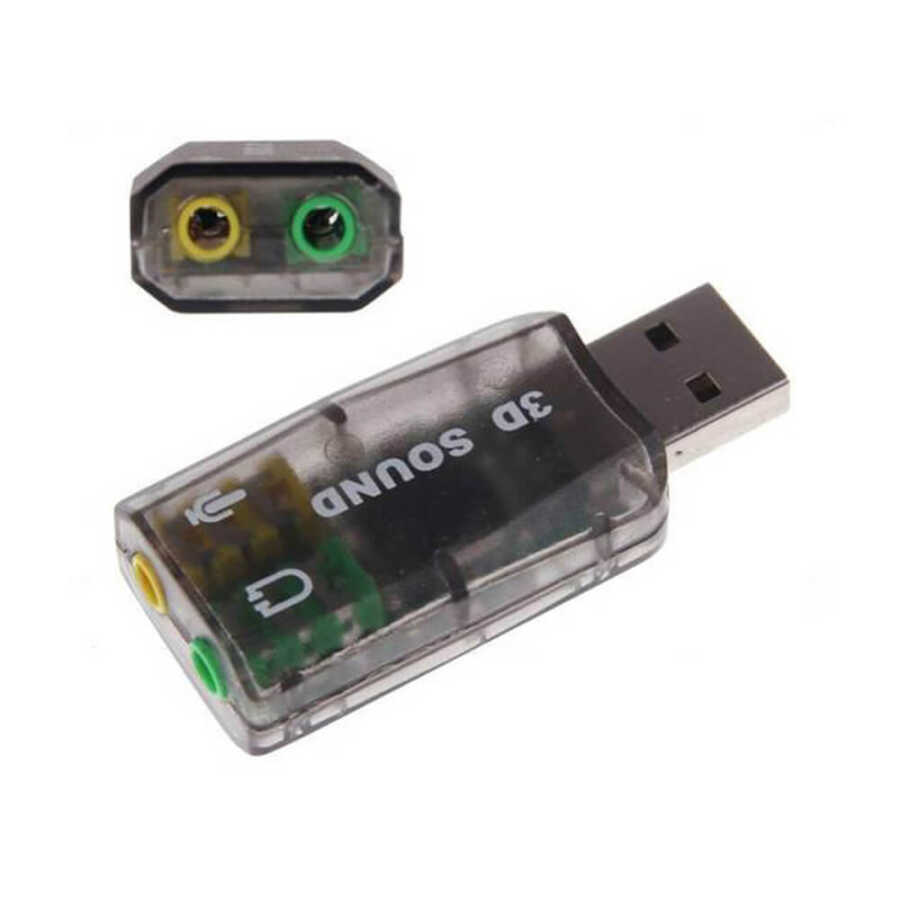 USB Ses Kartı 5.1 Virtual Sound 3D