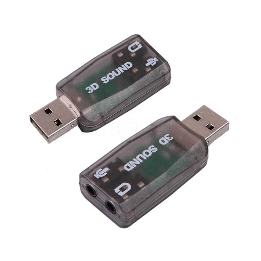 USB Ses Kartı 5.1 Virtual Sound 3D