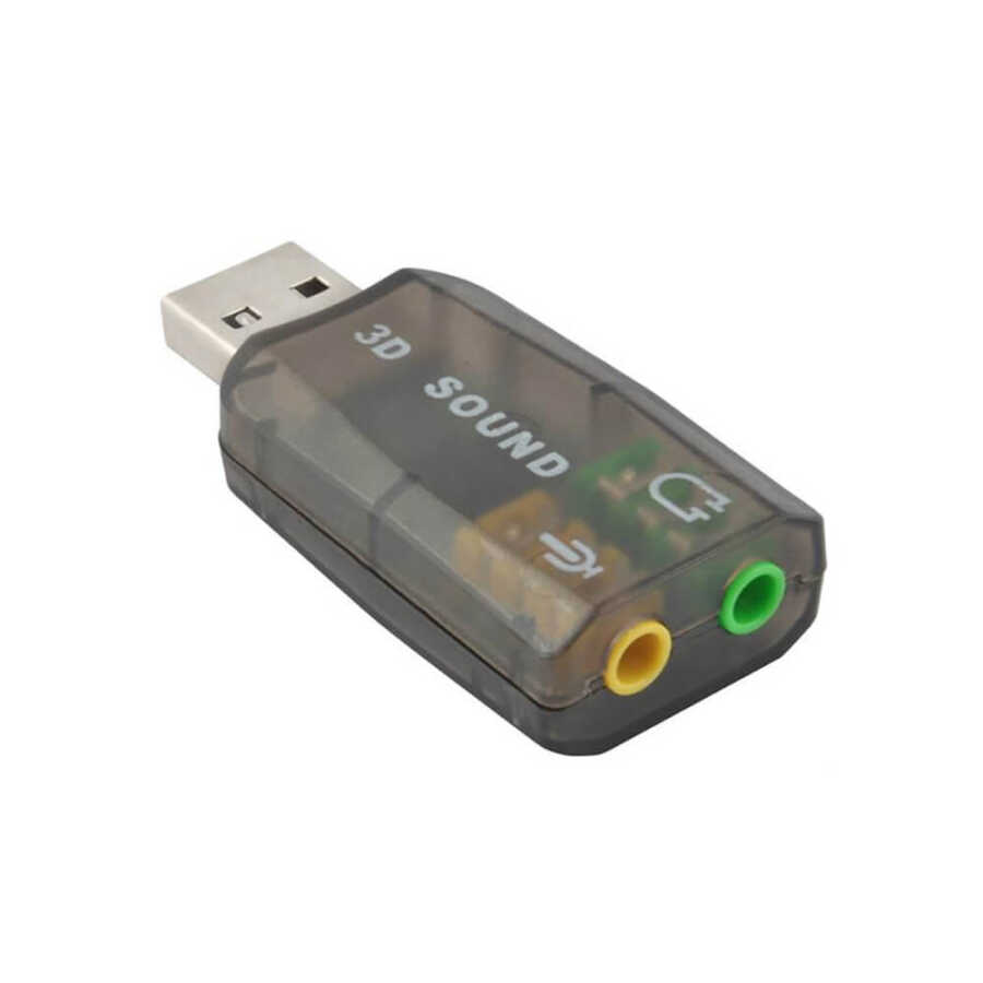 USB Ses Kartı 5.1 Virtual Sound 3D
