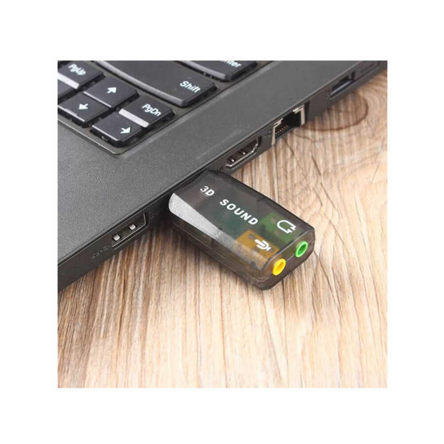USB Ses Kartı 5.1 Virtual Sound 3D