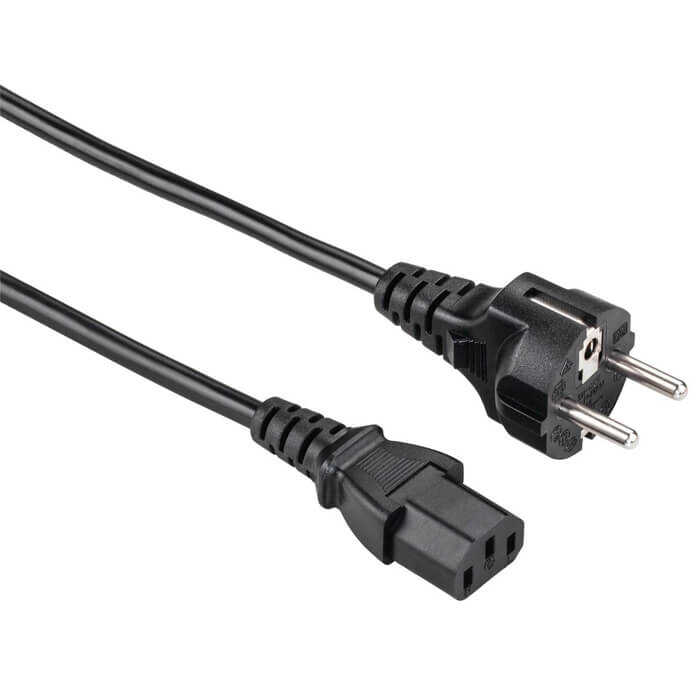 C13 Power Kablo ( Düz Fişli ) Kasa Monitör Ekran Power Güç Kablosu - Standart Power Kablosu - 1.8 mt