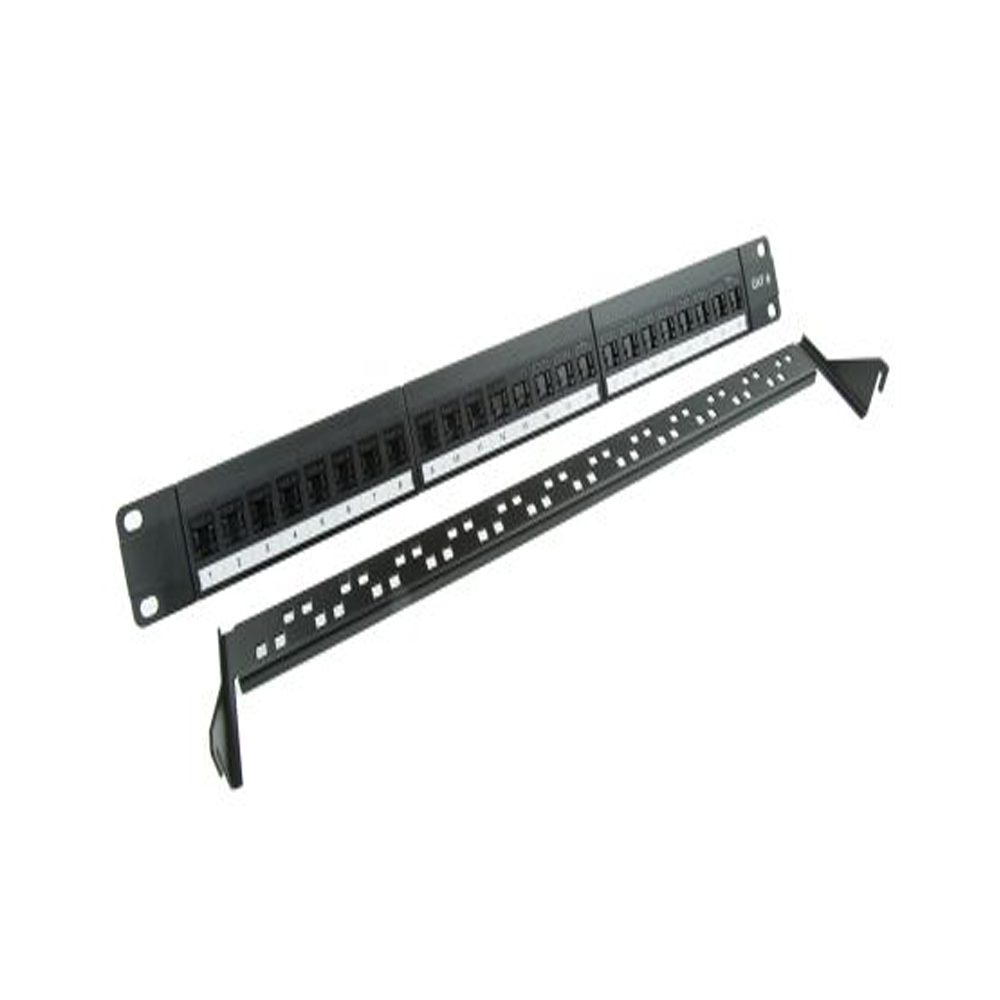 24 Port Cat5E Cat6 Patch Panel Boş