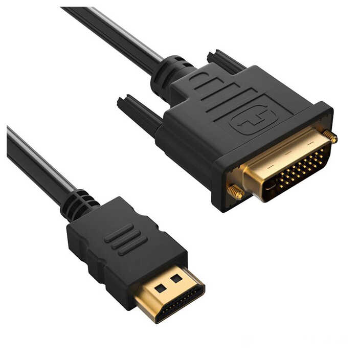1.8m Hdmi to Dvi 24+1 Dvi to Hdmi Kablo Altın Uçlu