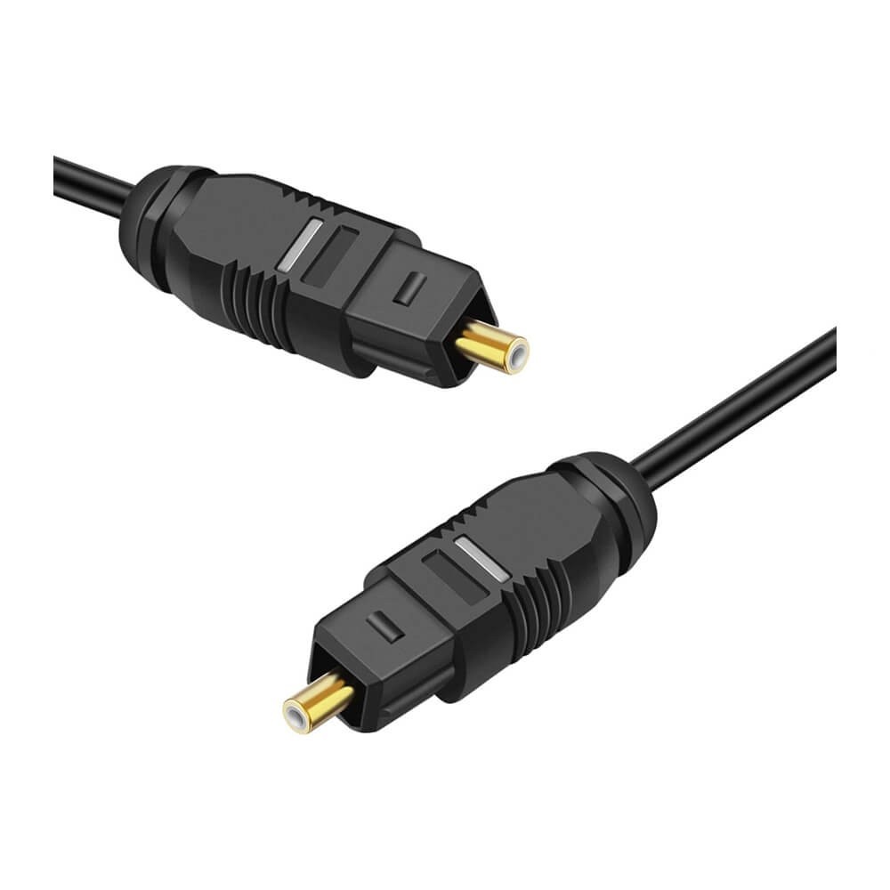 Fiber Optik Ses Kablosu Altın Uç 1 Metre Od:2.2
