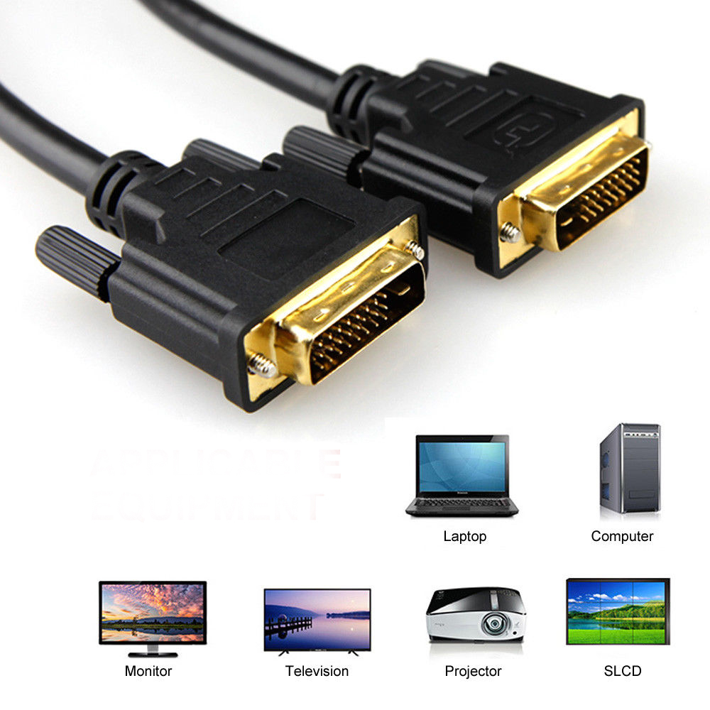 Dvi To Dvi Kablo 24+1 Dvi Kablosu 1.8M