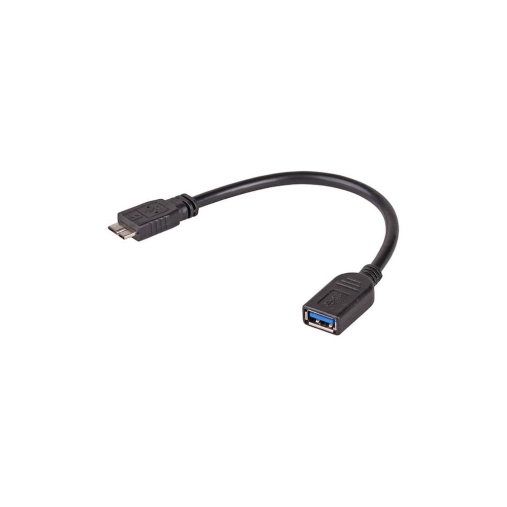 Micro B Erkek To Usb Dişi Kablo - Harici Harddisk Uzatma Kablosu (439155815)