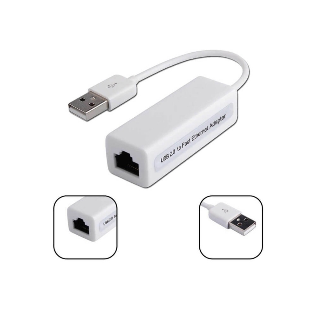 USB 2.0 Ethernet Kartı - Mac Uyumlu