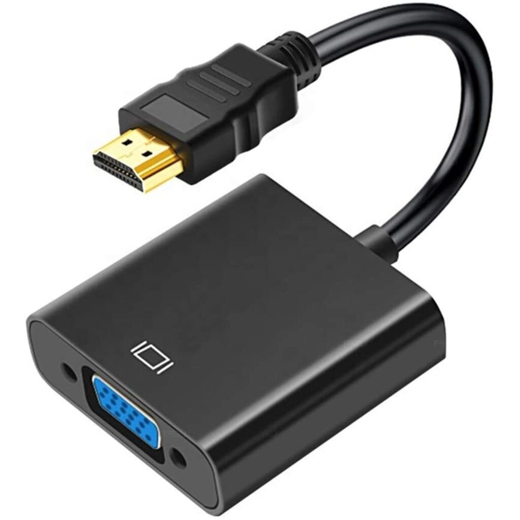 Hdmi to VGA Çevirici Kablo - Siyah