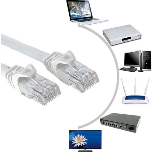 30 Metre - Cat 6 - Cat 6E Ethernet Internet Lan Network Patch Kablo - Fabrikasyon