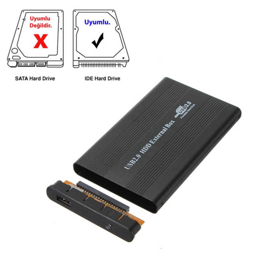 2.5 ide Harddisk Kutusu USB2.0 - İde Hdd Kutu
