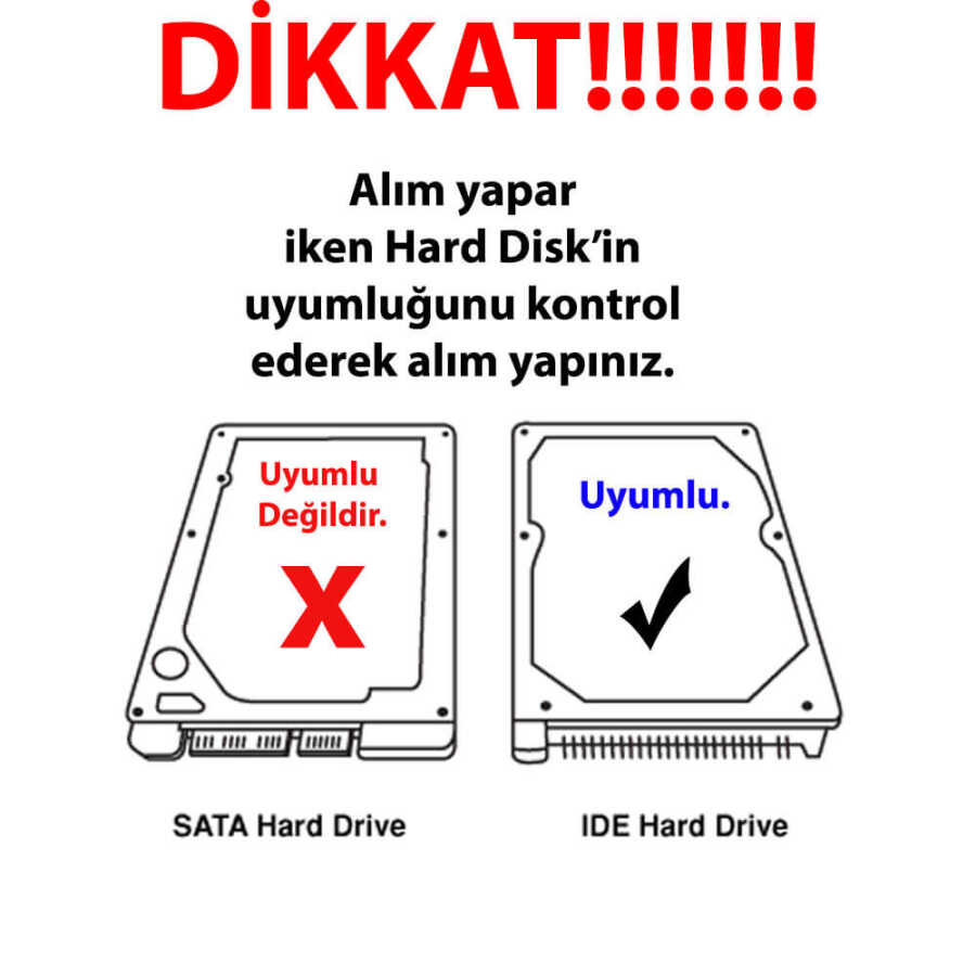 2.5 ide Harddisk Kutusu USB2.0 - İde Hdd Kutu