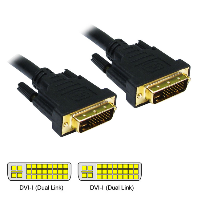 Dvi To Dvi Kablo Çift Filtreli Dvi-I Dual Link 24+5 - 1.8 Metre