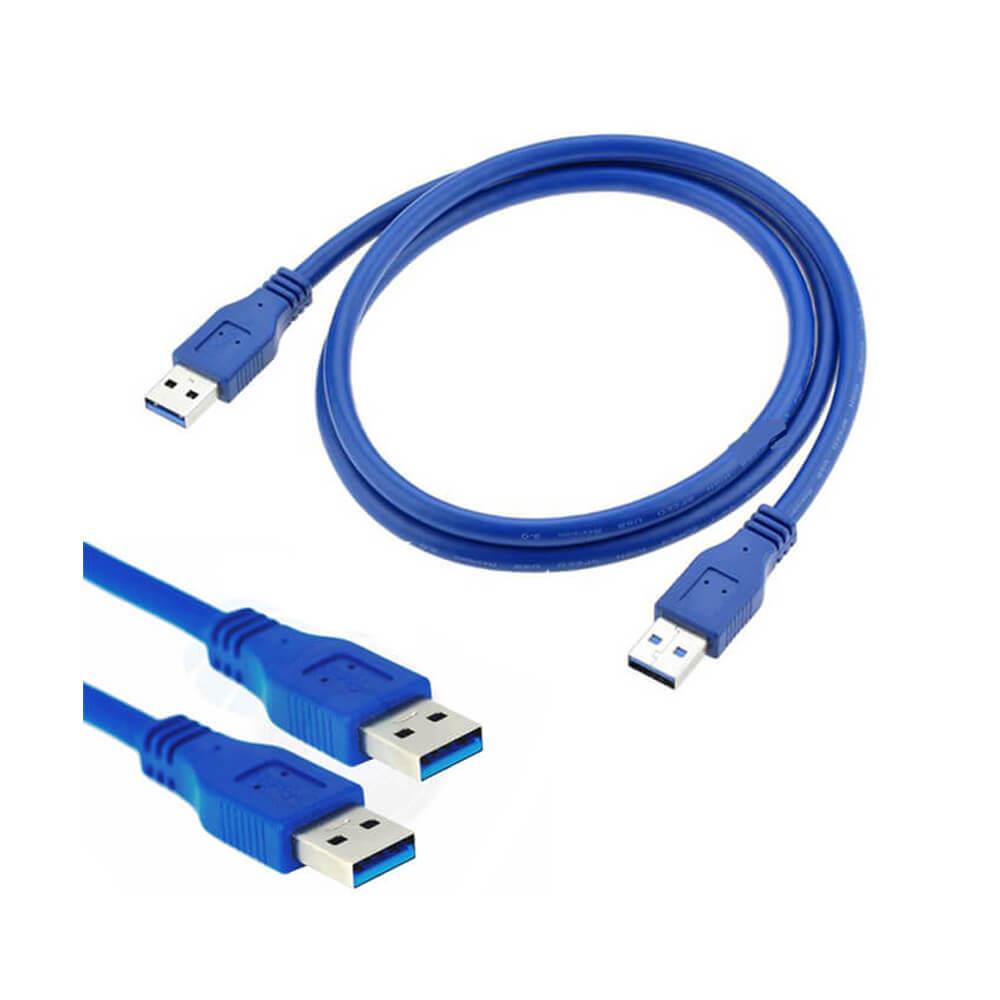 0.3m USB 3.0 Erkek Erkek Kablo - Mavi
