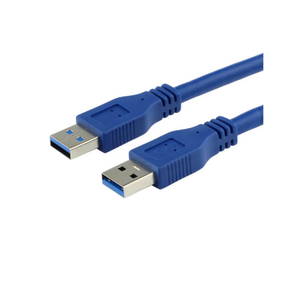 0.3m USB 3.0 Erkek Erkek Kablo - Mavi
