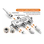3 lü Uydu Splitter Kablo TV Çoklayıcı Dağıtıcı