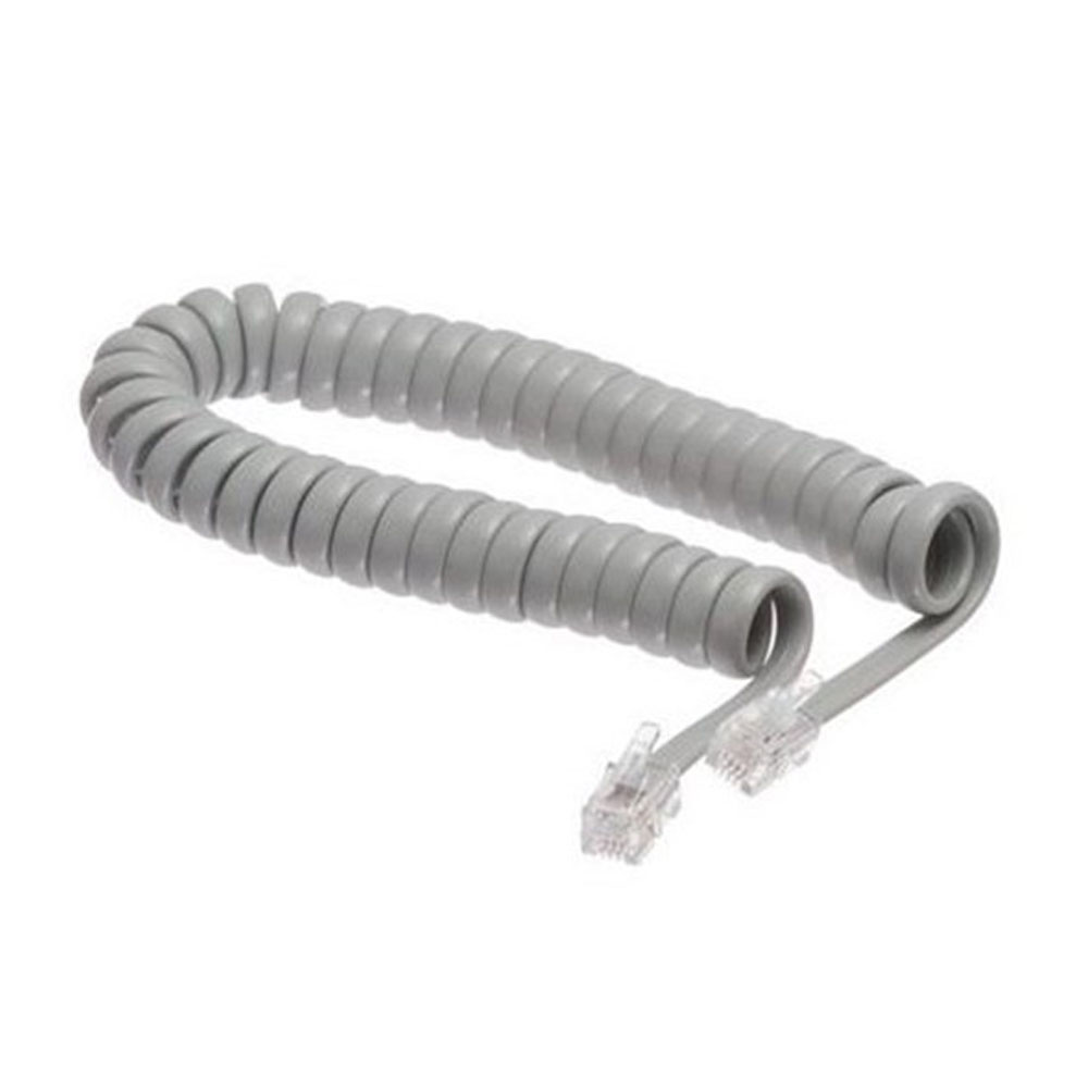2M Spiral Telefon Ahize Kablosu - Gri