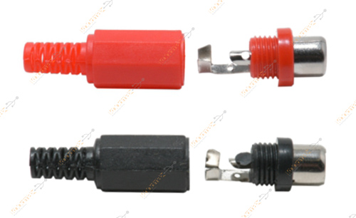 Rca Dişi Jak - Rca Dişi Fiş - Rca Tos - Plastik Siyah