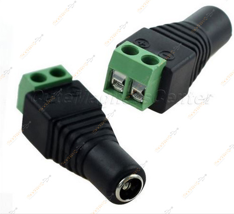 Cat5 Cat6 To Bnc Video Balun Power Güç Konnektör