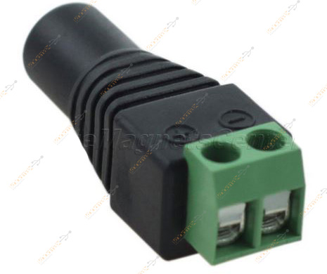 Cat5 Cat6 To Bnc Video Balun Power Güç Konnektör