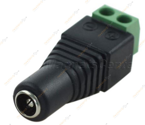 Cat5 Cat6 To Bnc Video Balun Power Güç Konnektör