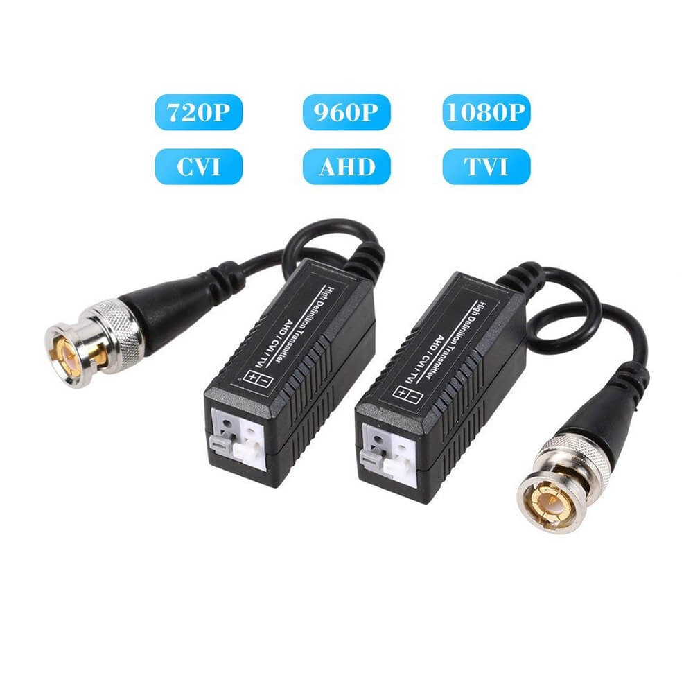 Balun - Ahd Kamera Cat5 - Cat6 Bnc Çevirici
