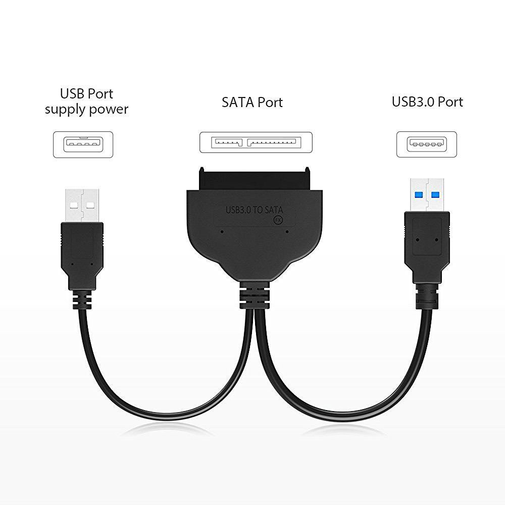 2.5" USB 3.0 Sata HDD Harddisk Kablosu + HDD Koruma Kutusu