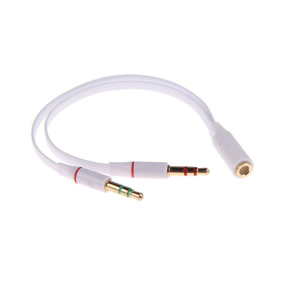 Kulaklık Mikrofon Çoklayıcı 3. 5 Mm Splitter Switch Dönüştürücü