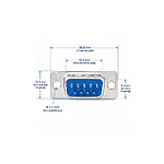 9 Pin Erkek D-Sub Konnektör Db9 Lehim Tipi Rs232 Seri Pc