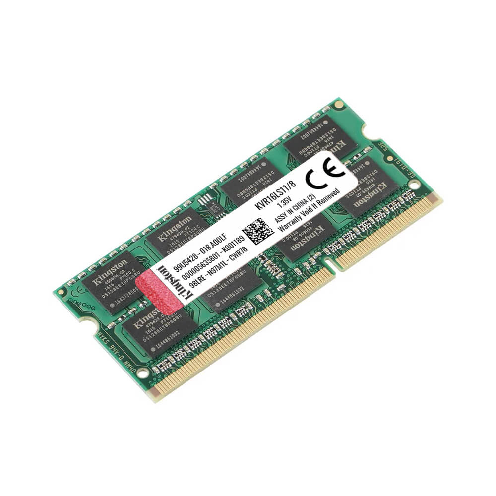 Kingston 8GB DDR3L 1600 MHz Notebook Ram Bellek - KVR16LS11/8 - 1.35v