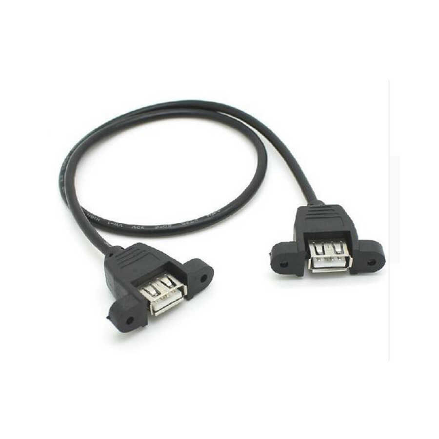 Usb Dişi Dişi Uzatma Priz Panel Montaj Tipi Uzatma Kablosu - 30cm