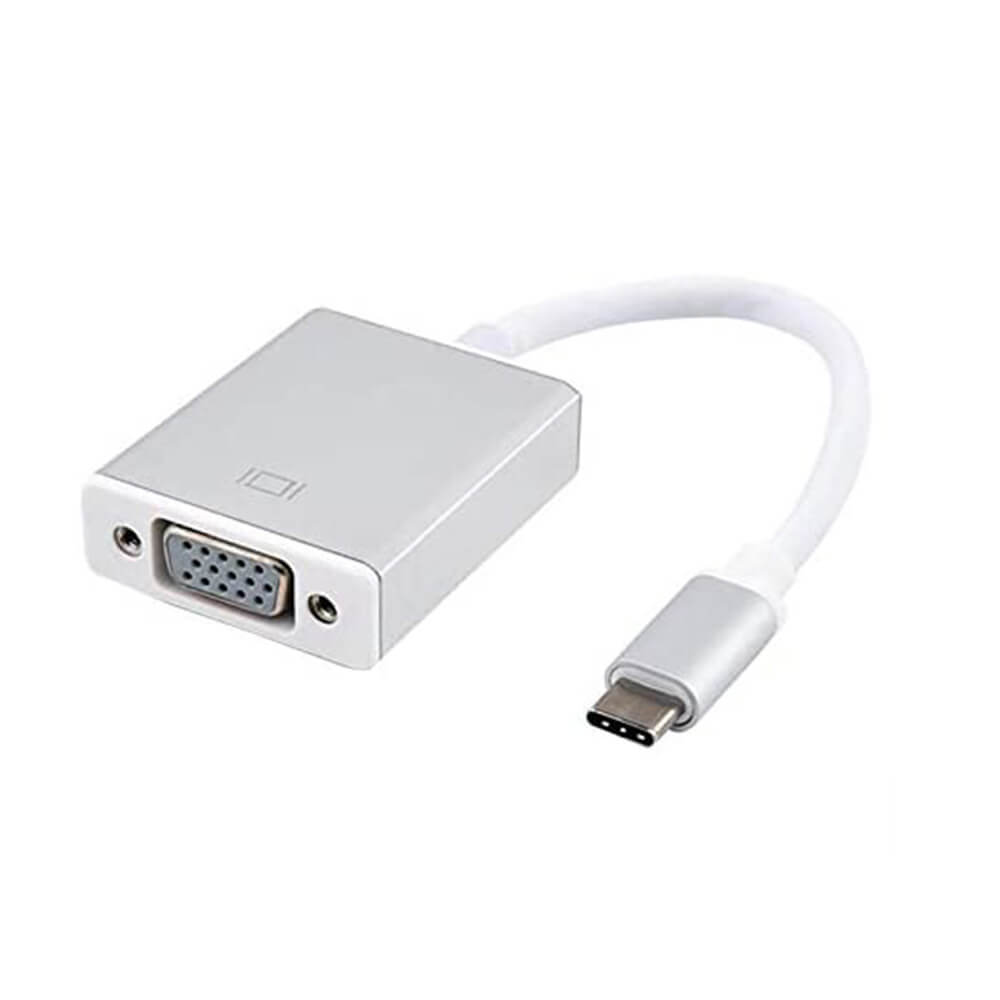 Usb Type C To Vga Çevirici Dönüştürücü Kablo Type-C Macbook