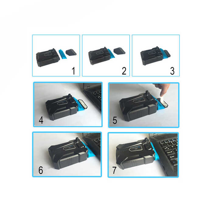 Notebook Soğutucu Vakumlu Fan Ayarlı Yenil Nesil Laptop Soğutucu 11'' - 17''