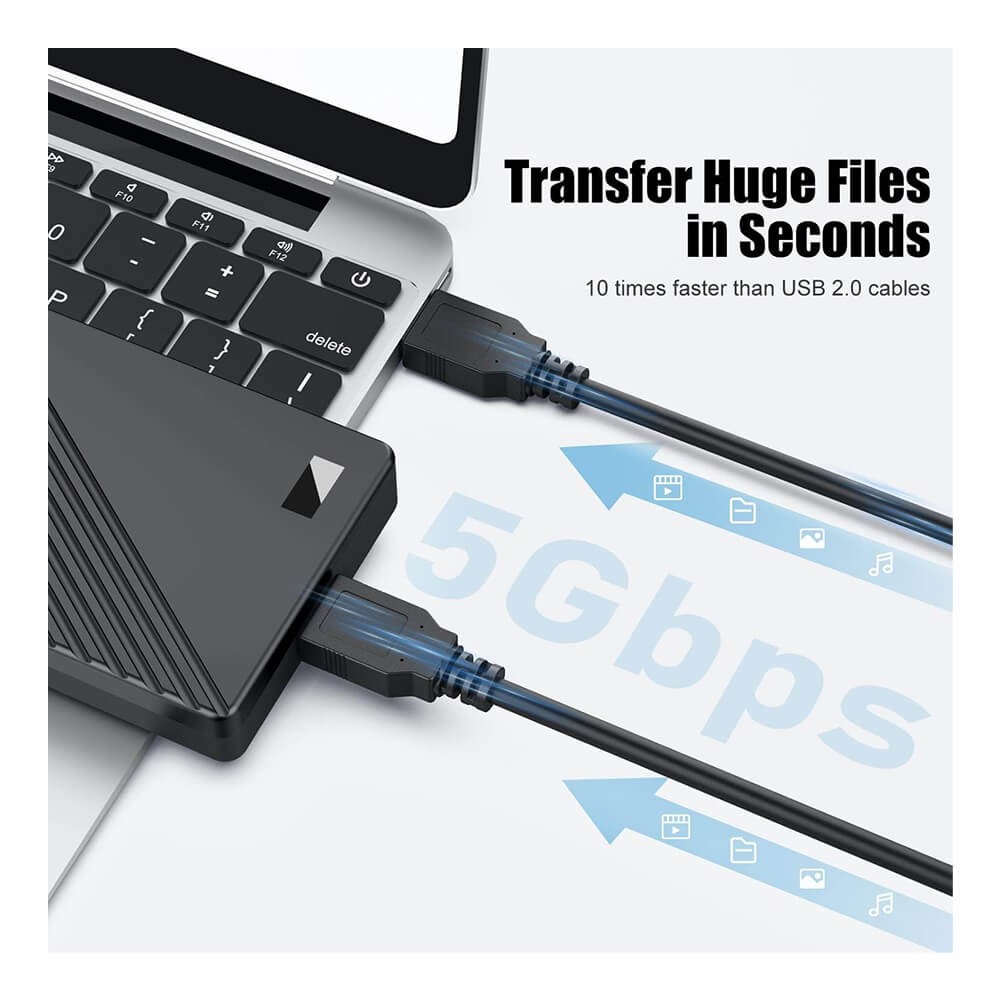 1 Metre - USB 3.0 Erkek-Erkek Kablo - Yüksek Hızlı 5Gbps Veri Aktarımı 1 Metre - USB 3.0 Erkek-Erkek Kablo - Yüksek Hızlı 5Gbps Veri Aktarımı